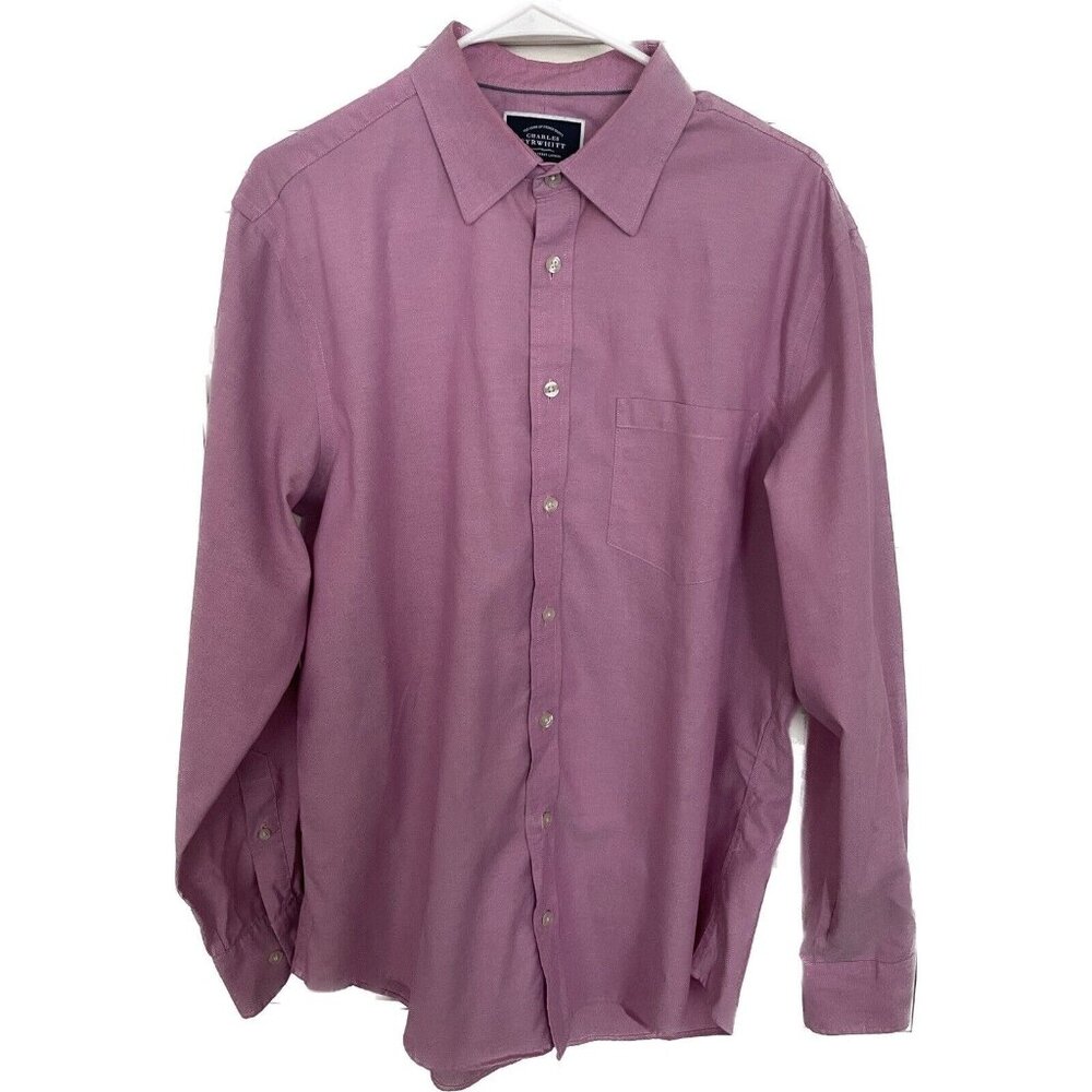 Charles Tyrwhitt Mauve Button Down Shirt